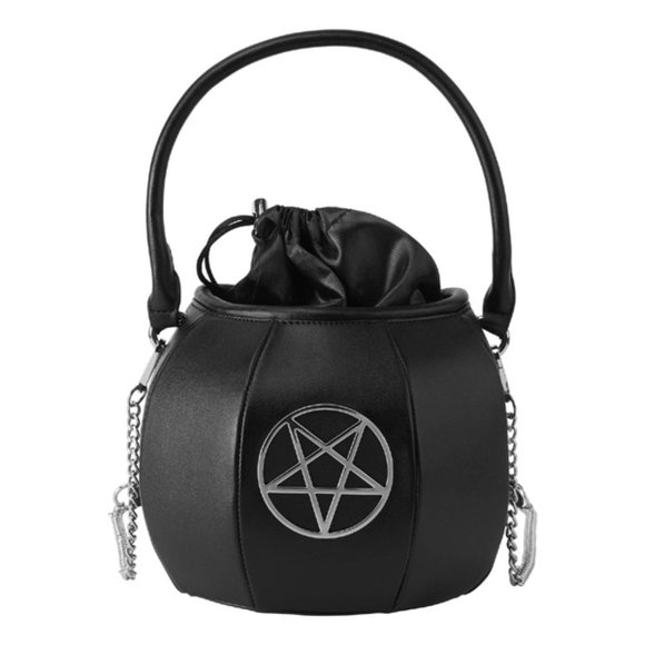 Killstar Handbags - Killstar witch Cauldron Handbag Purse nwt RARE